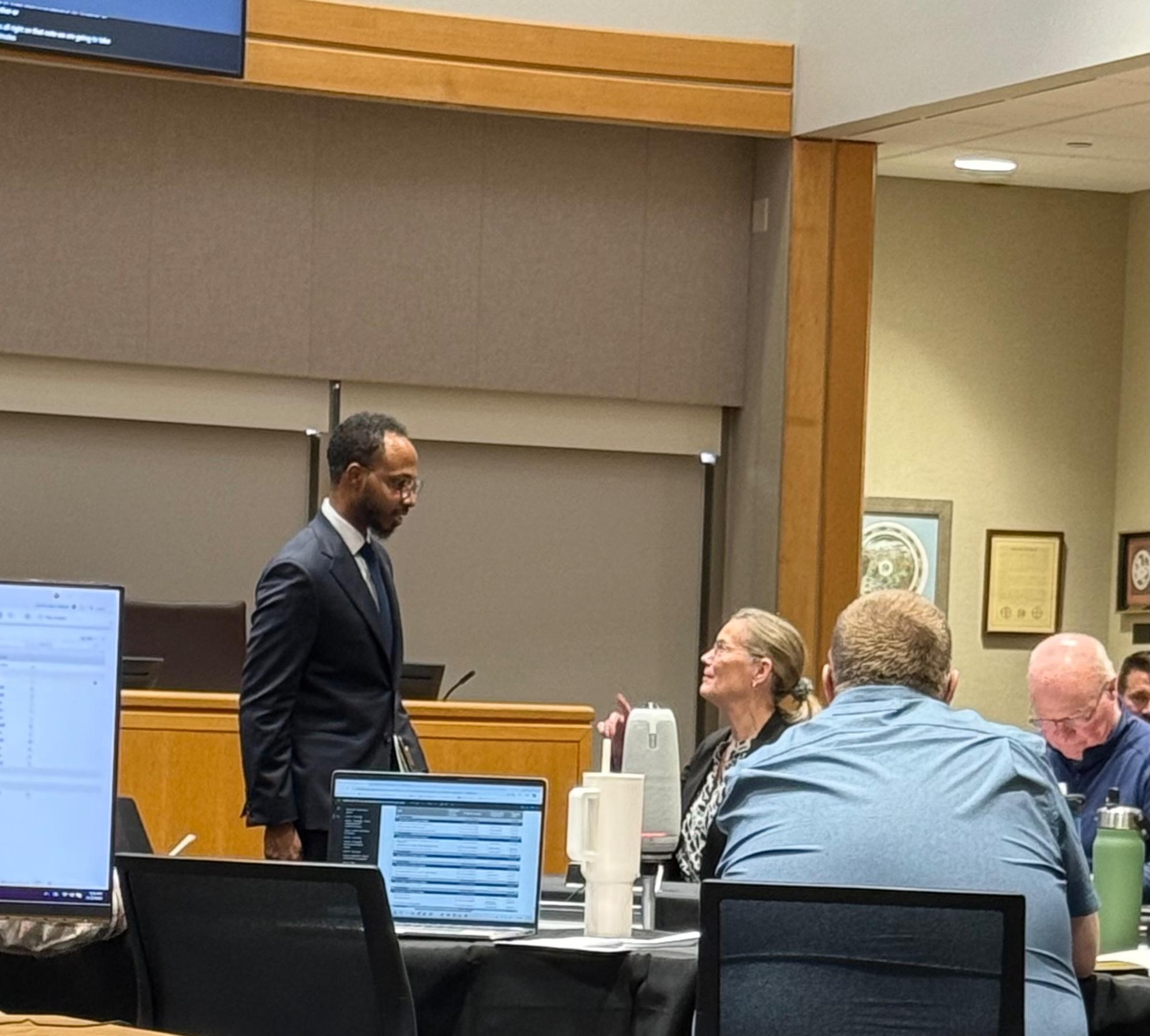 Ayub at city council